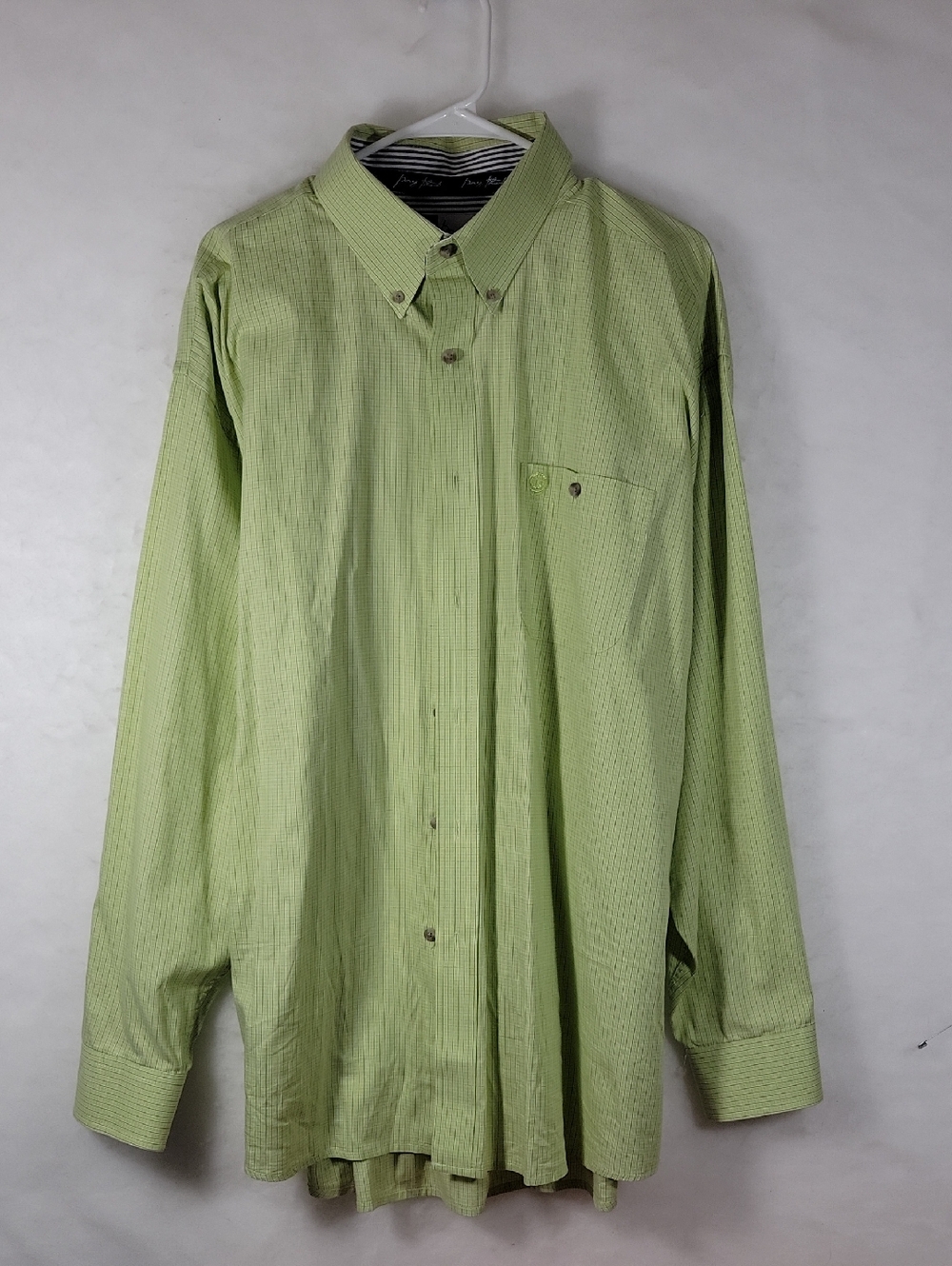 George Strait Wrangler Light Green Men's Button-Down Dress Shirt